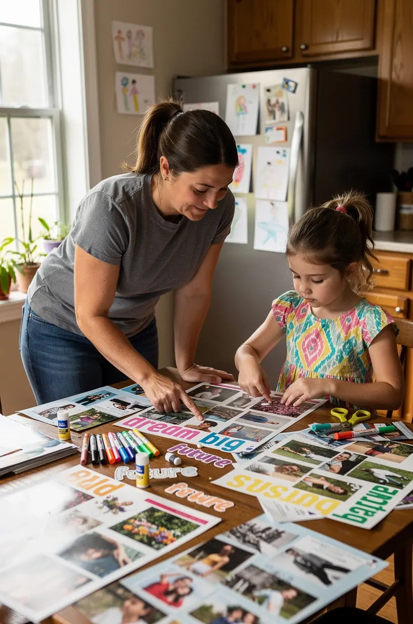 Person reflecting on a journal for self-improvement.